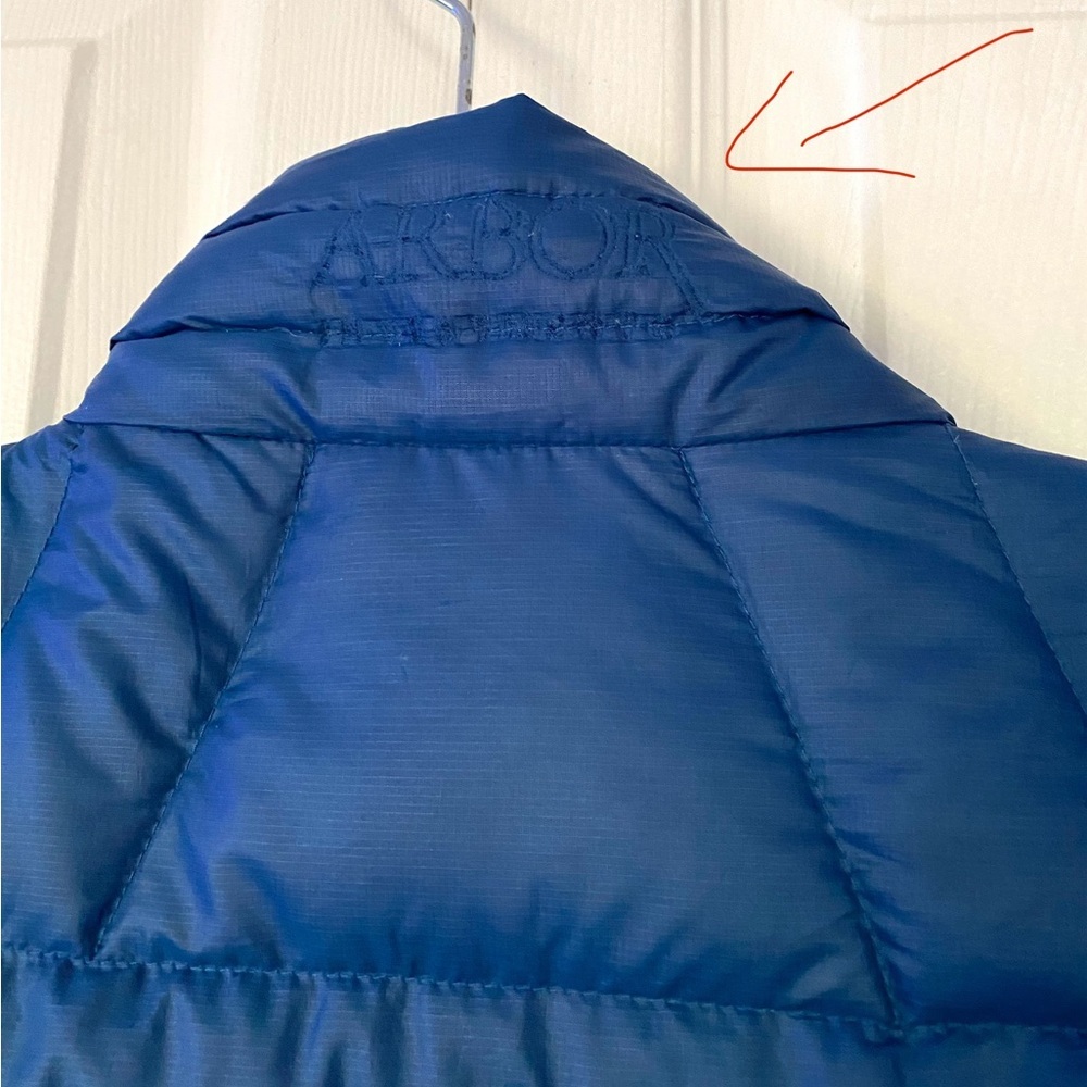 Patagonia Men’s Vest Down Sweater Vest Down Puffer Winter Vest Blue size Small - Picture 12 of 15